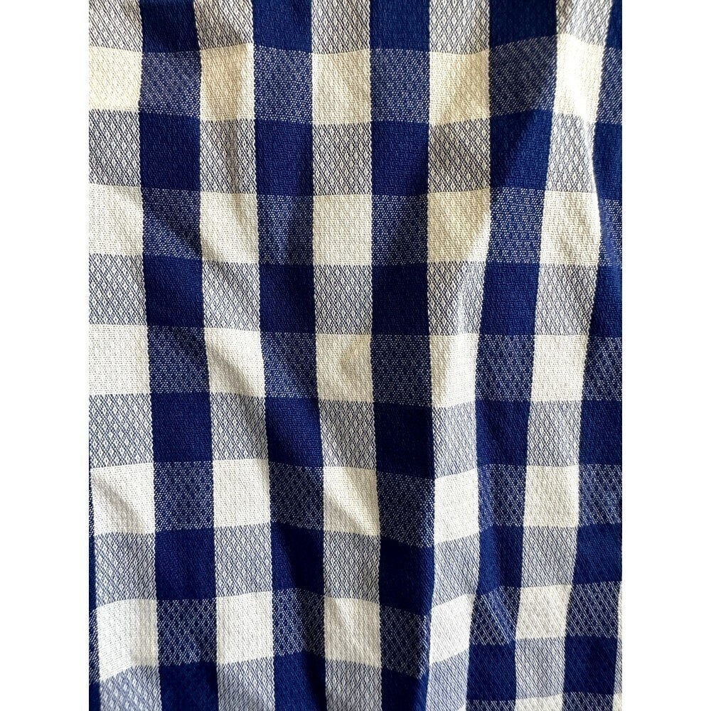 Tommy Hilfiger Mens Regular Fit Button Up Long Sleeve Plaid Shirt Size 16 Blue - Picture 16 of 16